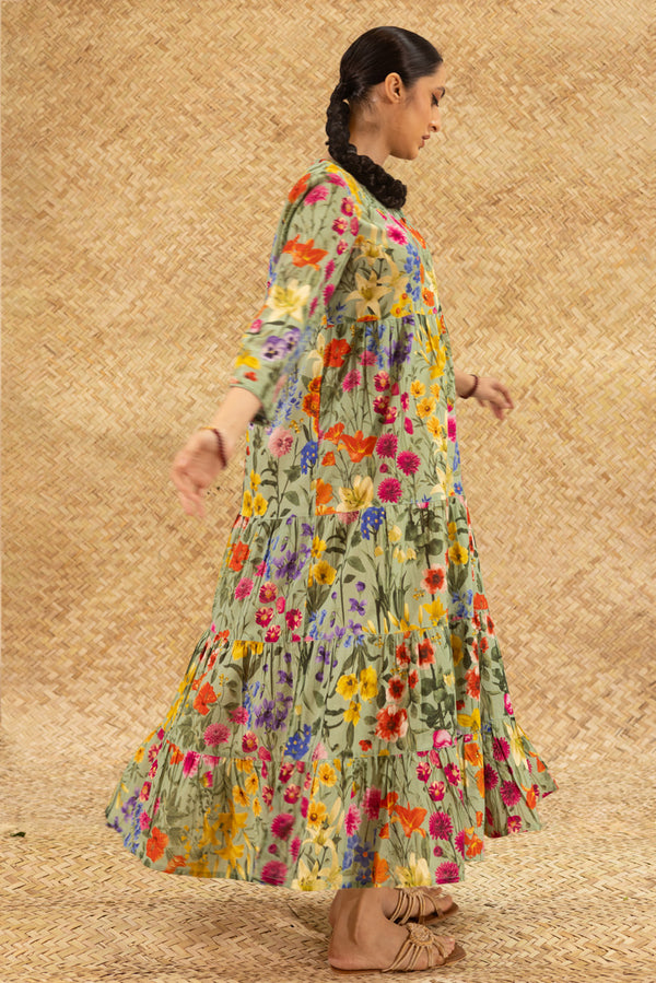 Spring Whisper Tiered Dress