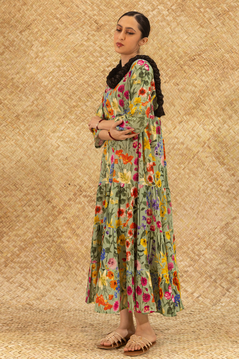 Spring Whisper Tiered Dress