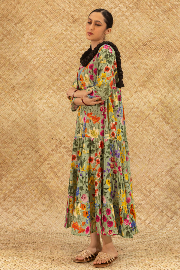 Spring Whisper Tiered Dress