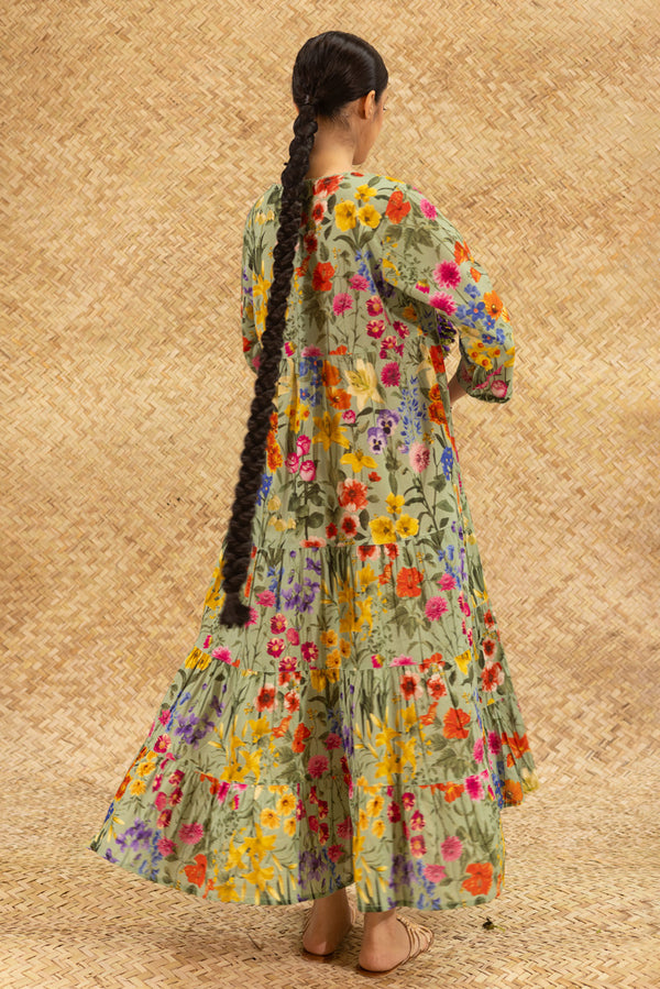 Spring Whisper Tiered Dress