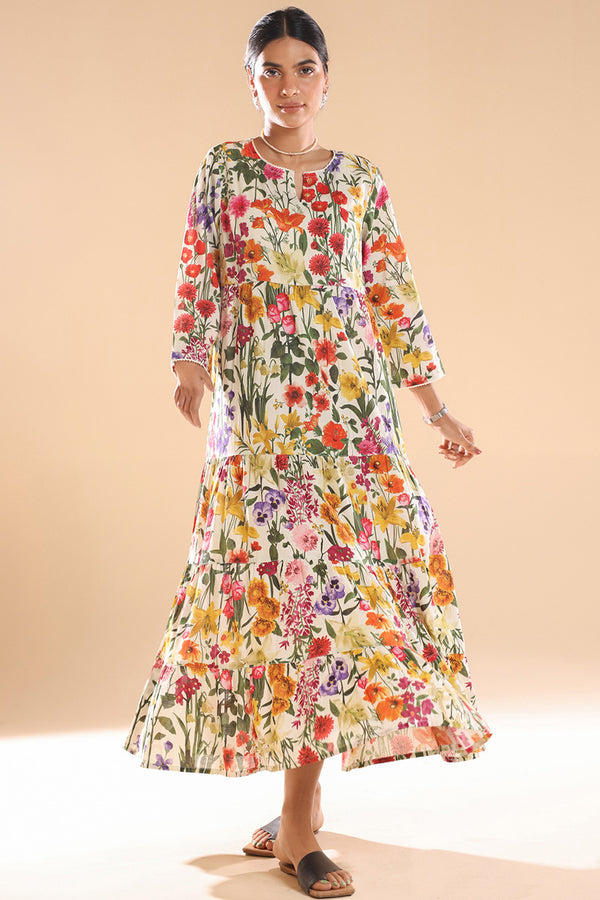 Spring Whisper Tiered Dress