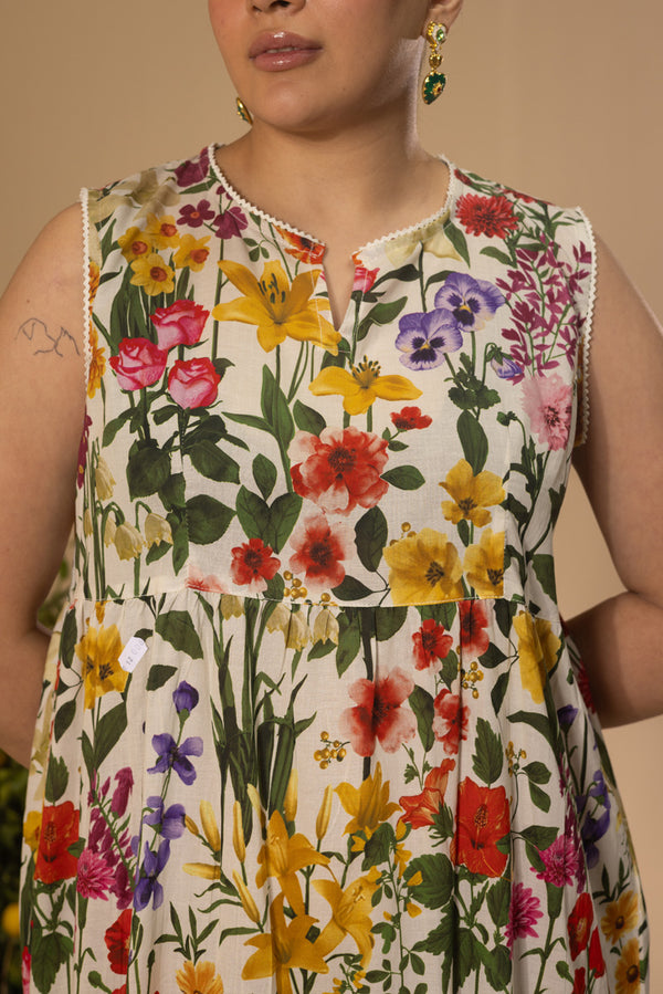 Soft Spring Tiered Dress