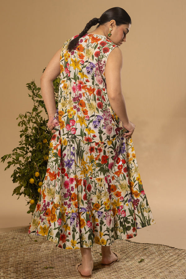 Soft Spring Tiered Dress