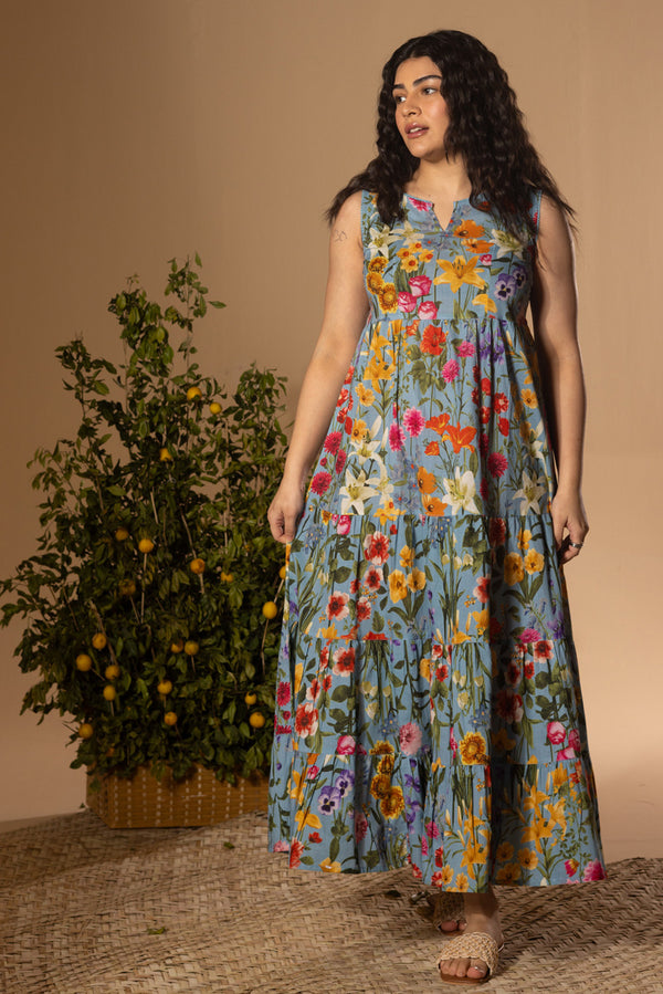 Soft Spring Tiered Dress