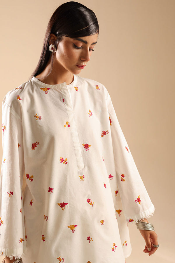 Minimal Embroidered Kurti