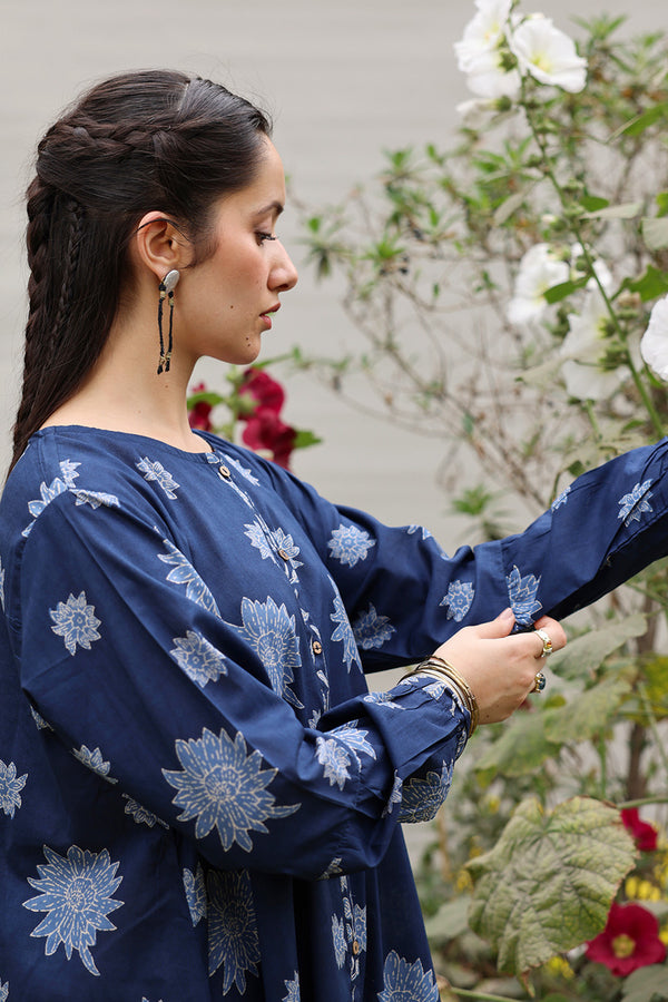 Bloom Veil Printed Dress