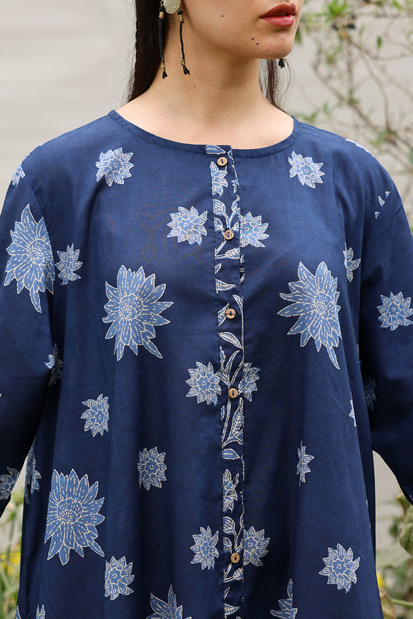 Bloom Veil Printed Dress