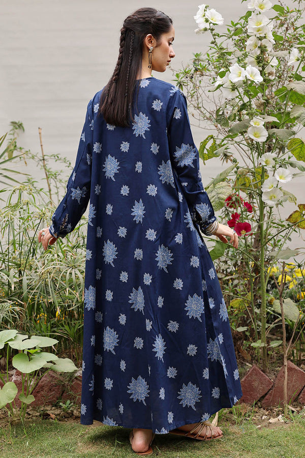 Bloom Veil Printed Dress