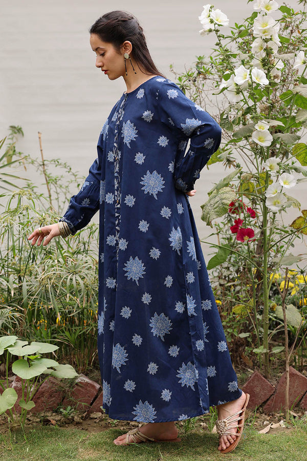 Bloom Veil Printed Dress