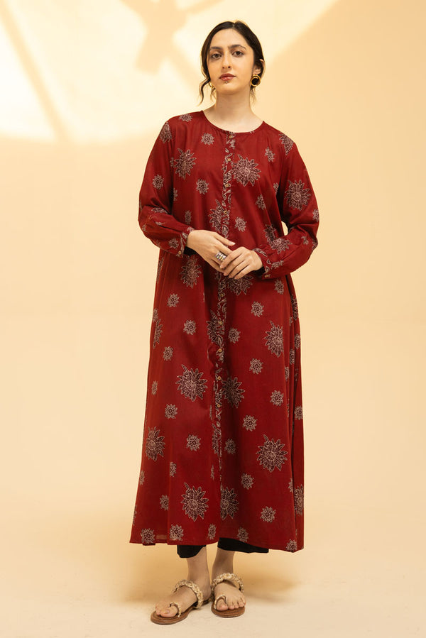 Bloom Veil Printed Dress