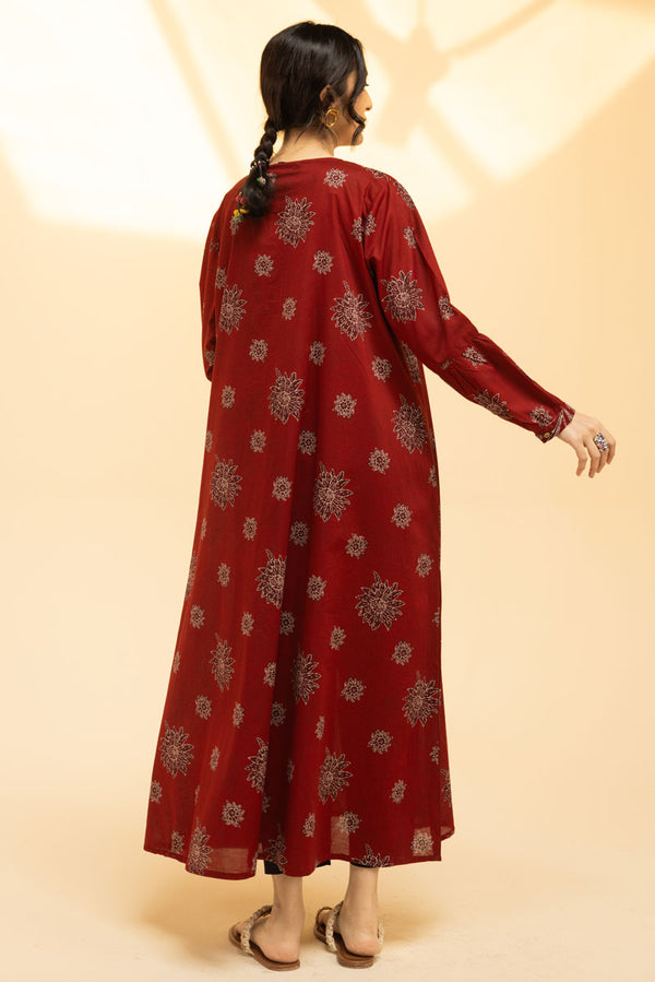 Bloom Veil Printed Dress