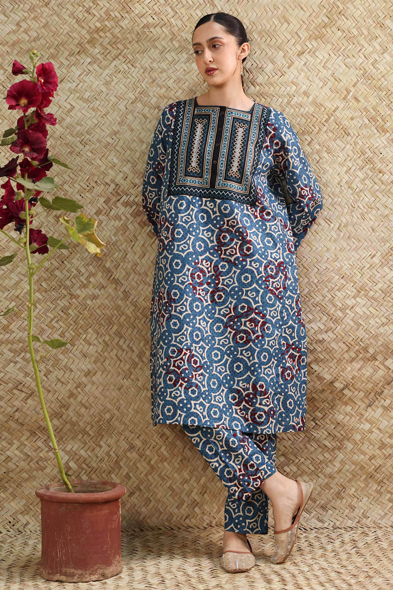 Ajrak Kahani Printed Set