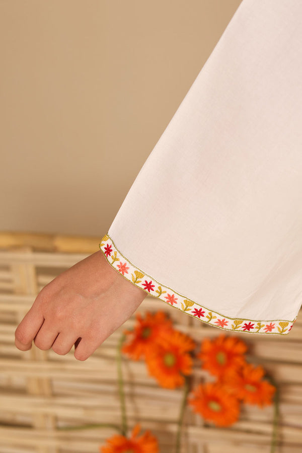 Embroidered Bloom Kurti