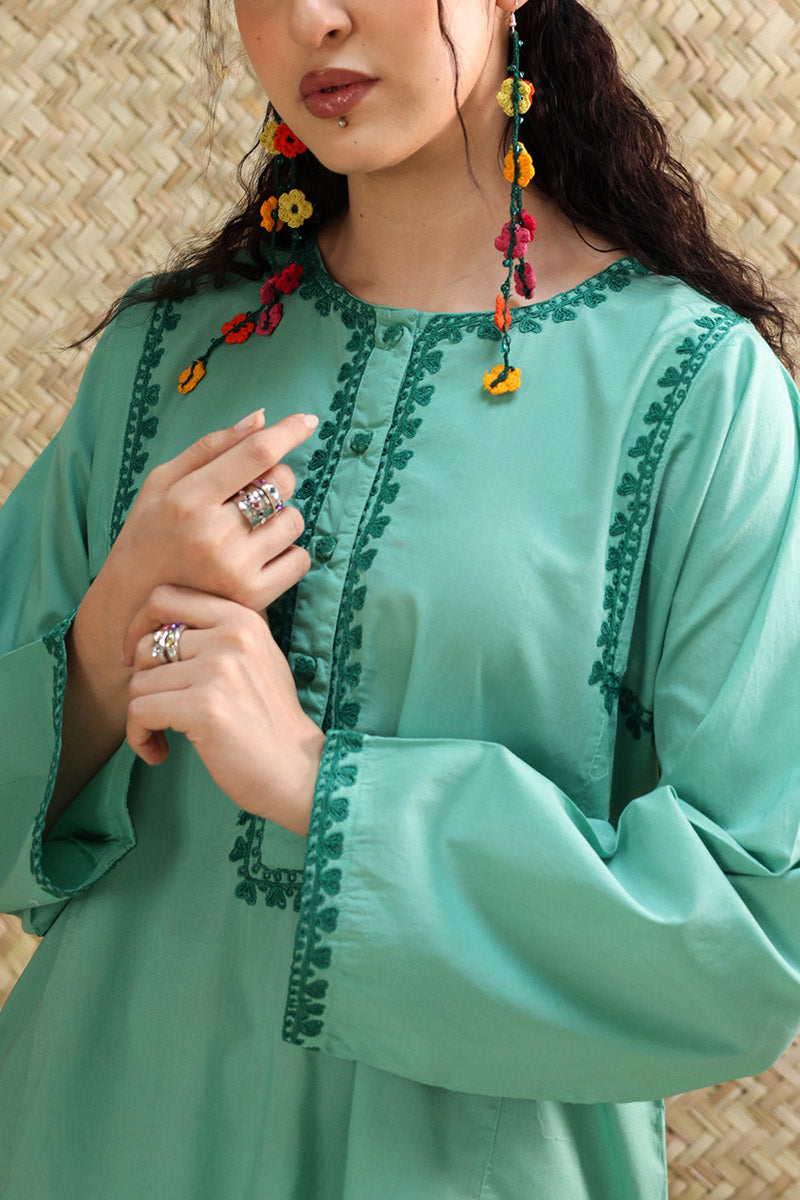 Floral Embroidered Set