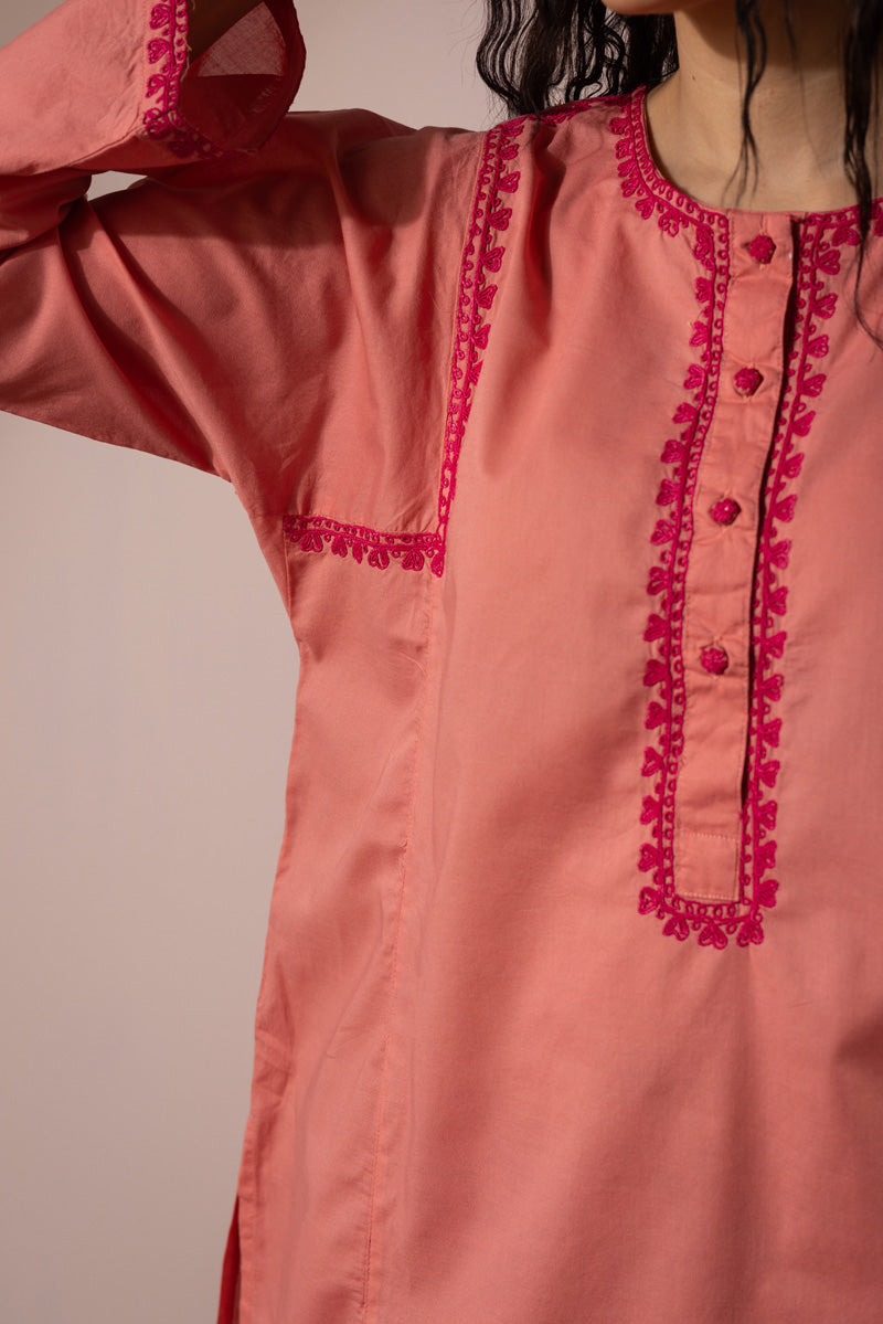 Floral Embroidered Set