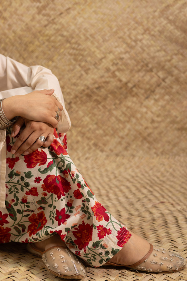 Floral Embroidered Set