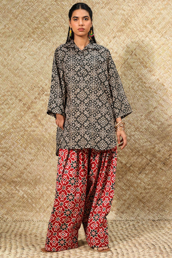 Rang Patola Farshi set