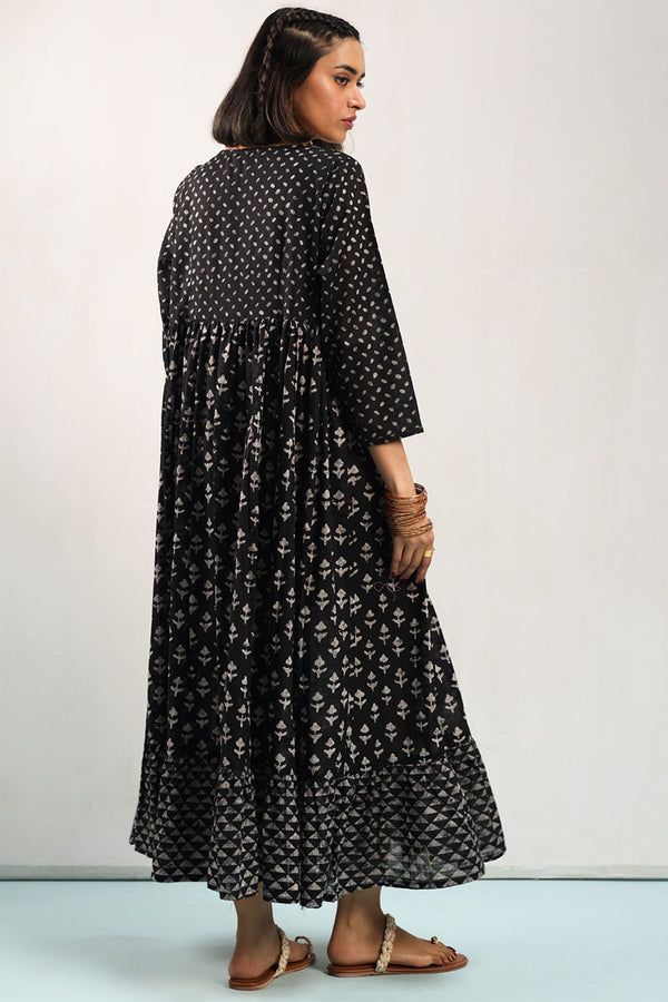 Indie Block Printed Dress