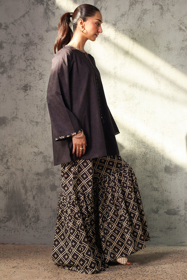 Zari Bloom Gharara Set