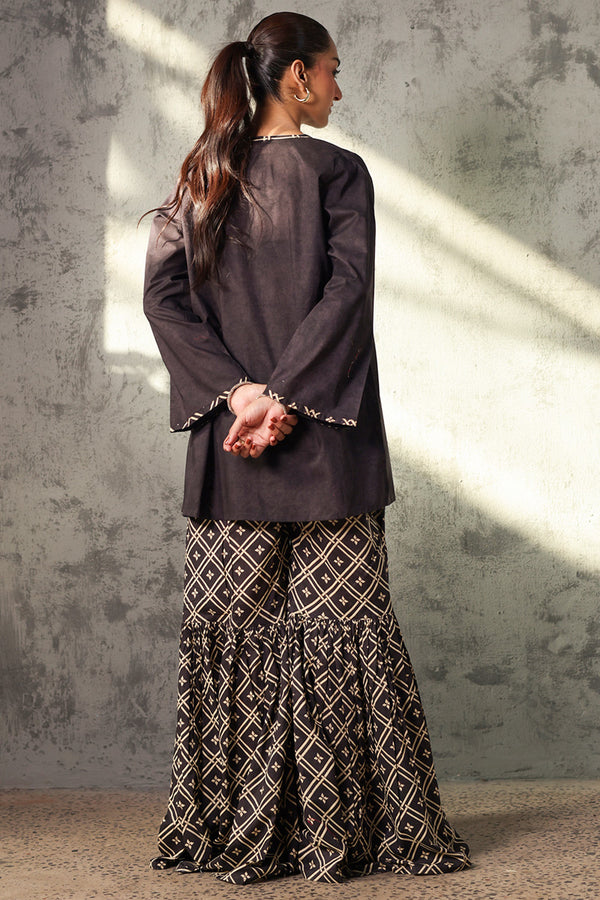 Zari Bloom Gharara Set