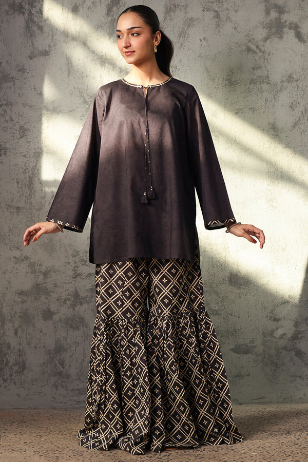 Zari Bloom Gharara Set