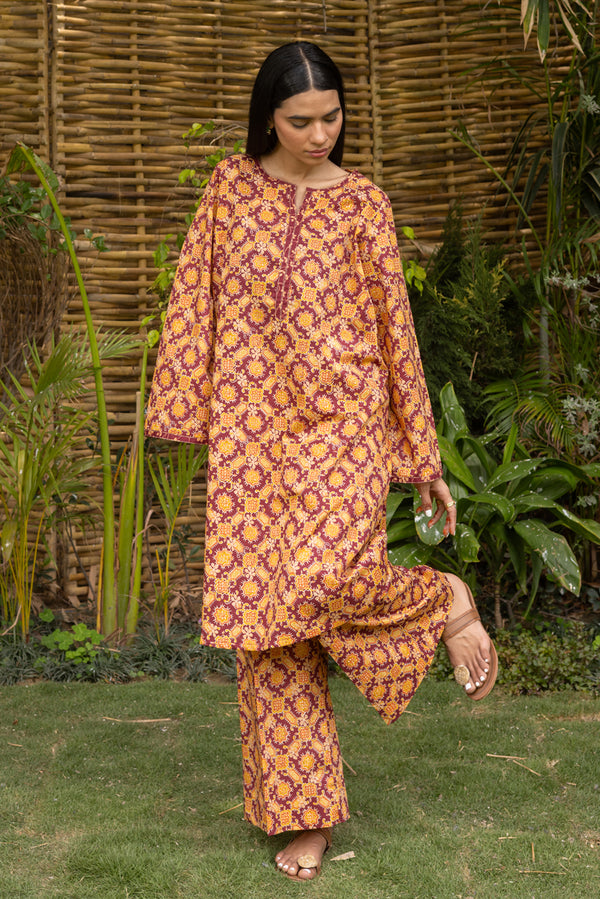 Naqsh Patterns Printed Set