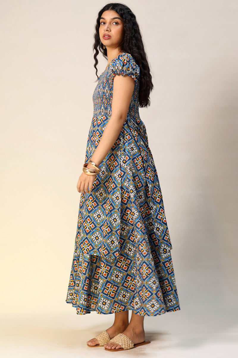 Patola Tales Smocked Dress