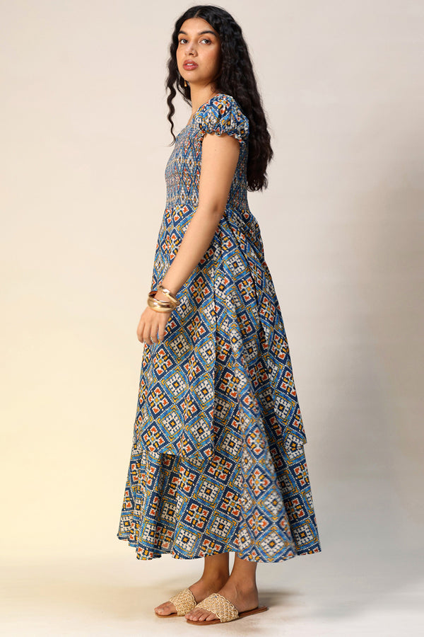 Patola Tales Smocked Dress