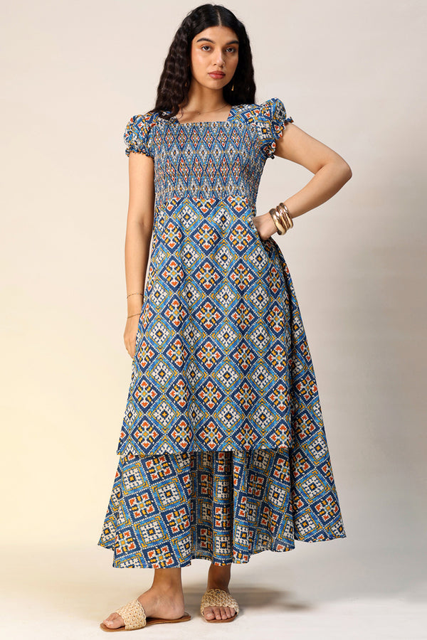 Patola Tales Smocked Dress