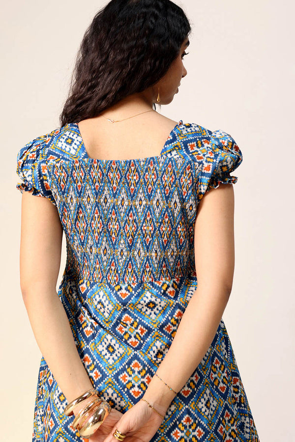 Patola Tales Smocked Dress