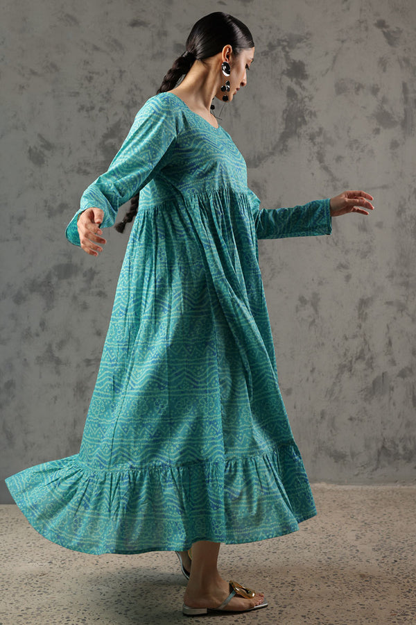 Chunari Charm Tiered Dress