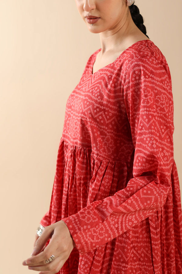 Chunari Charm Tiered Dress