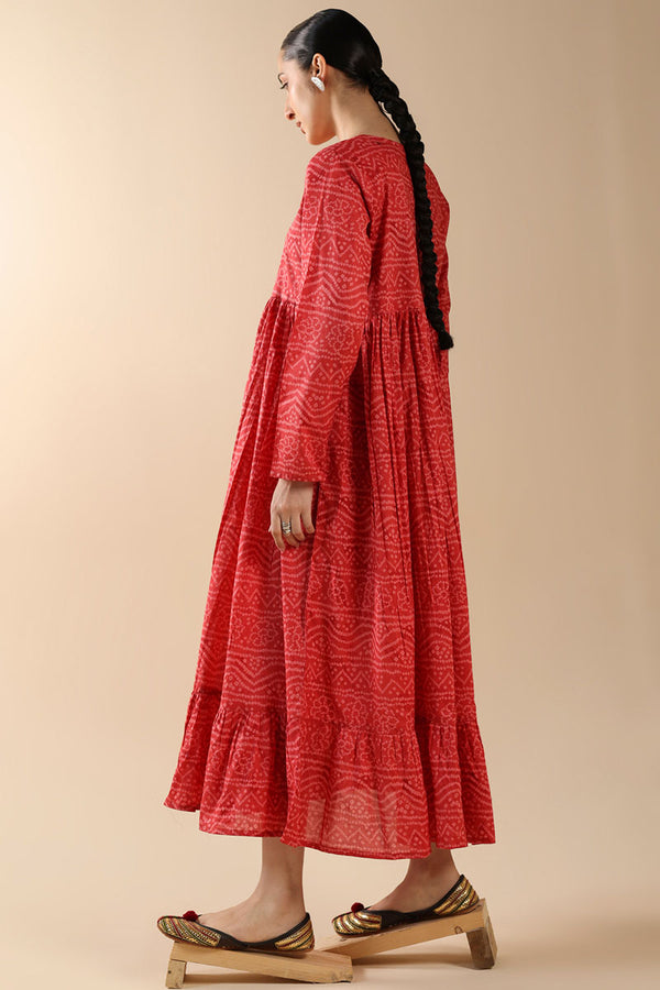 Chunari Charm Tiered Dress