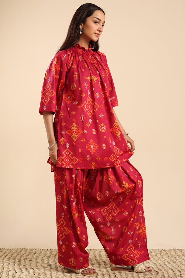 Dusky Mosaic Printed Set