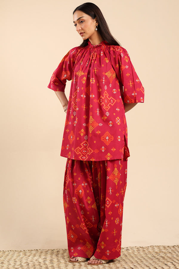 Dusky Mosaic Printed Set