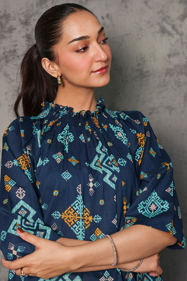 Dusky Mosaic Printed Set