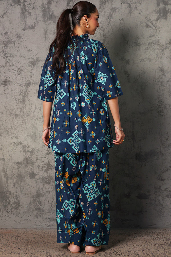 Dusky Mosaic Printed Set