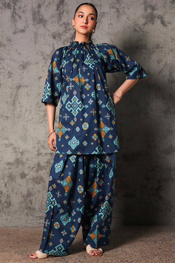 Dusky Mosaic Printed Set