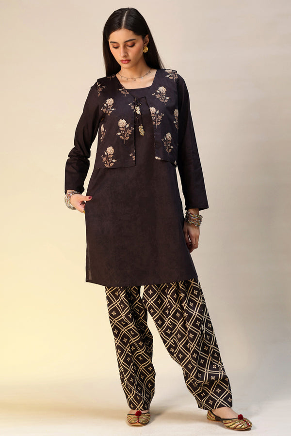 Zari Bloom 3-Piece Koti Set