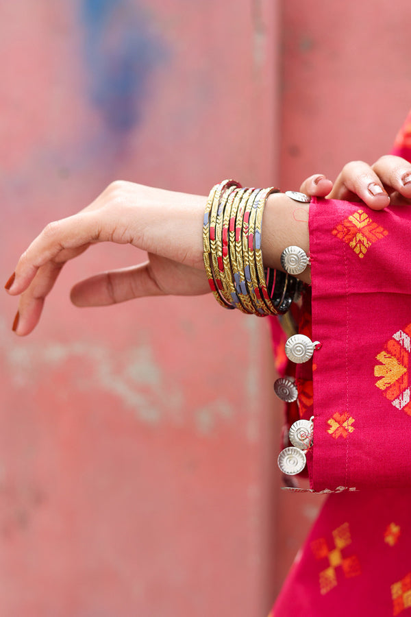 Phulkari Pop Tassel Set