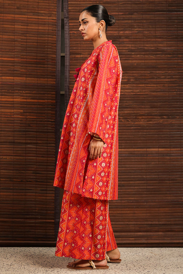 Phulkari Printed Set