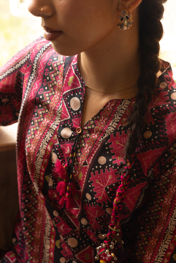 Phulkari Printed Set