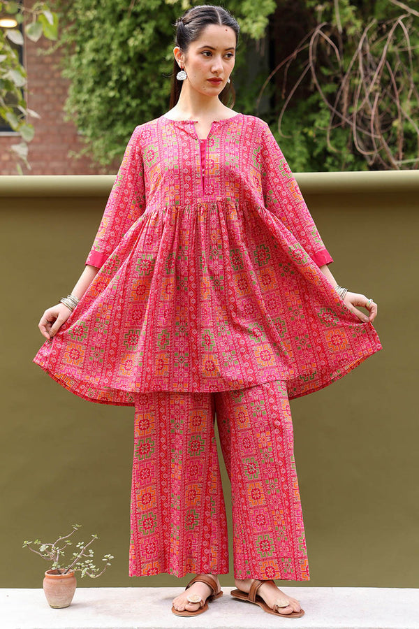 Stitch Mosaic Flared Set