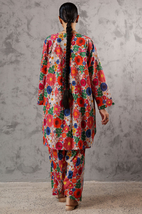 Bloom Garden Printed Co-Ord Set