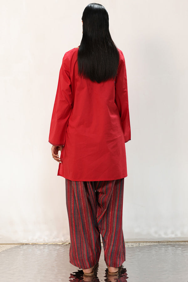 Susi Patterned Farshi Set