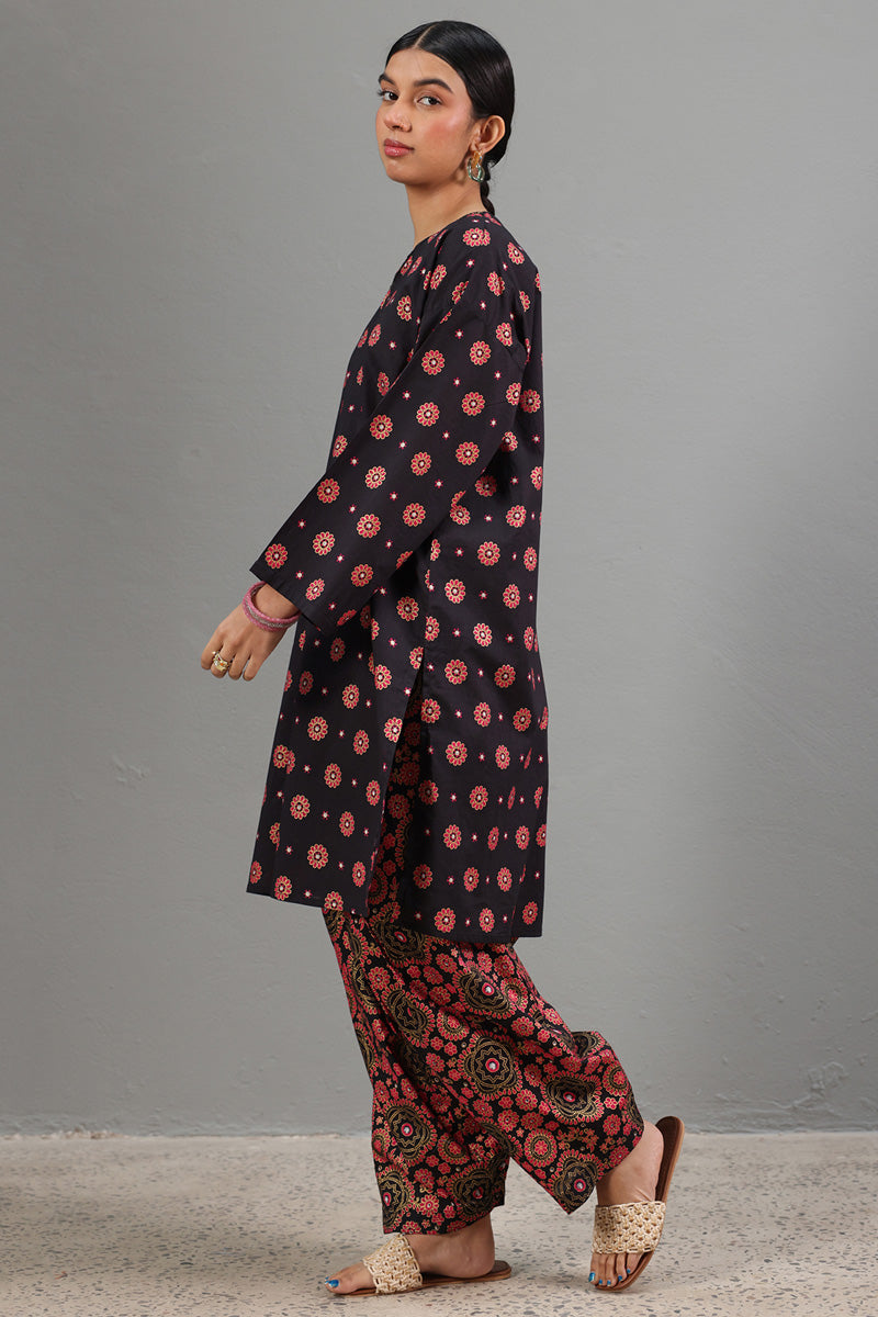 Mukaish Floral Burst Set