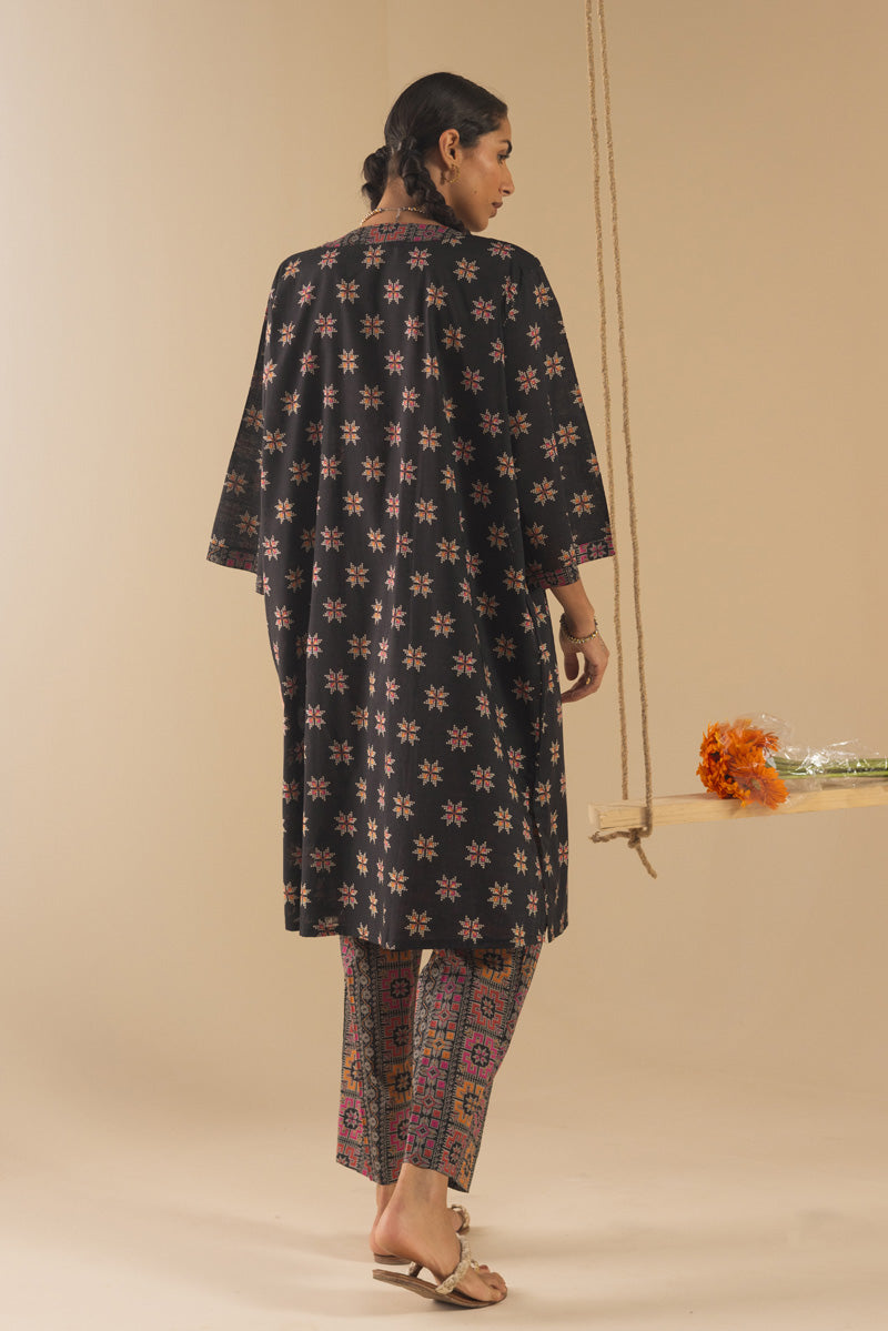 Stitch Script Printed 2-Piece Set