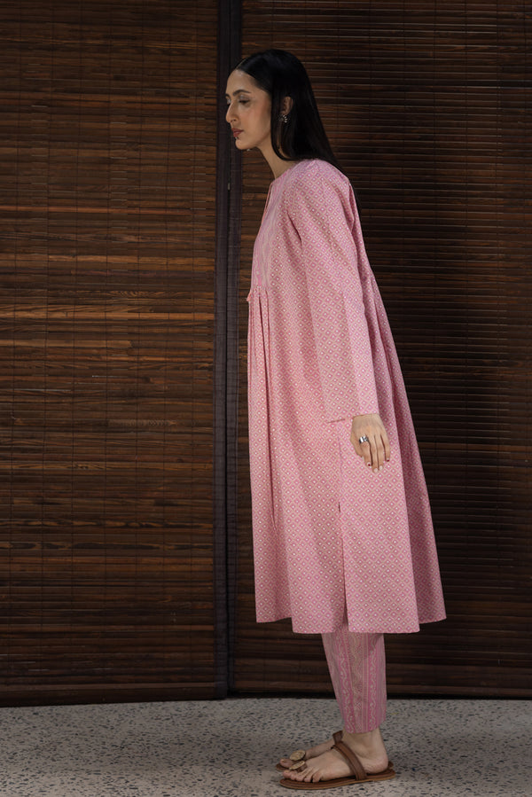 Shadow Stitch Flared Set