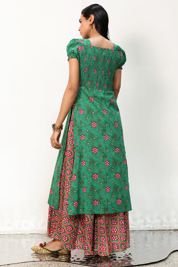 Sheehsakari Smocked Dress