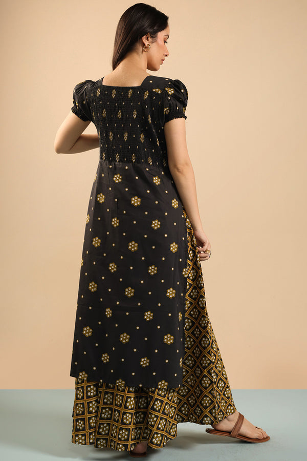 Sheehsakari Smocked Dress